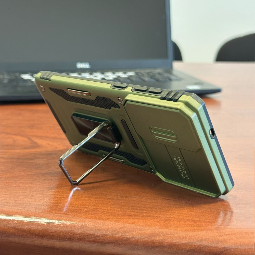 Θήκη Ring Armor CamShield Sonique για Samsung Galaxy A26 5G Χακί