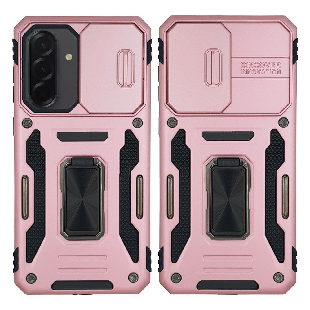 Θήκη Ring Armor CamShield Sonique για Samsung Galaxy A36 5G Ροζ Χρυσό
