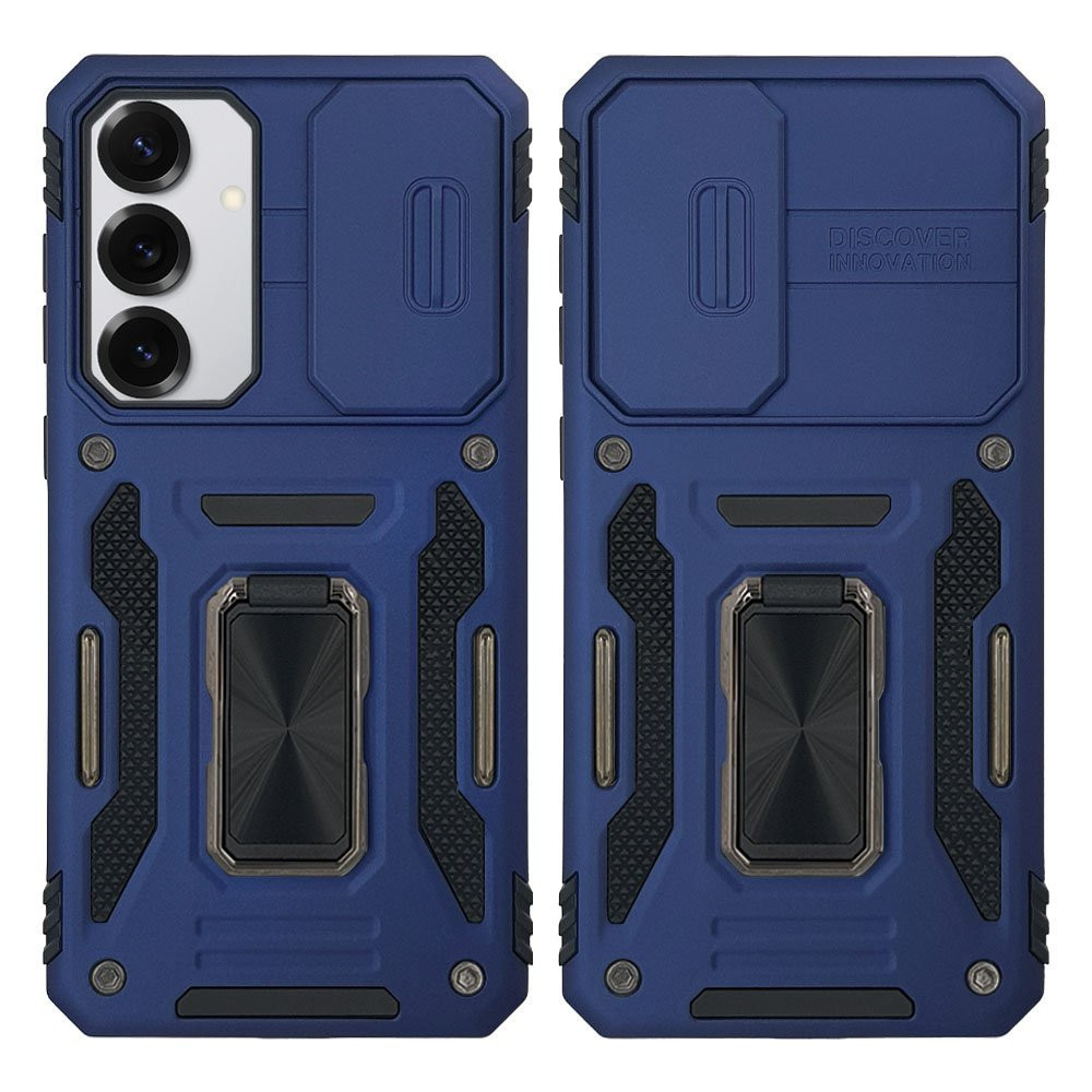 Θήκη Ring Armor CamShield Sonique για Samsung Galaxy S25 Plus Μπλέ