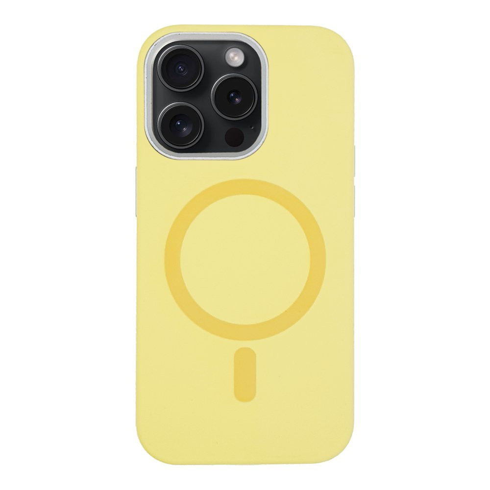 Θήκη Magnetic MagTouch Sonique Apple iPhone 15 Pro Κίτρινο