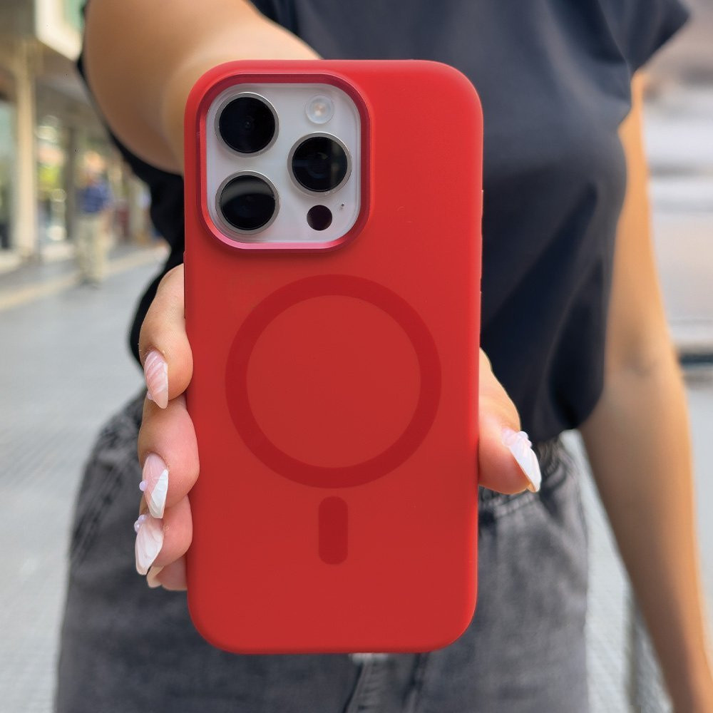 Θήκη Magnetic MagTouch Sonique Apple iPhone 16e Κόκκινο