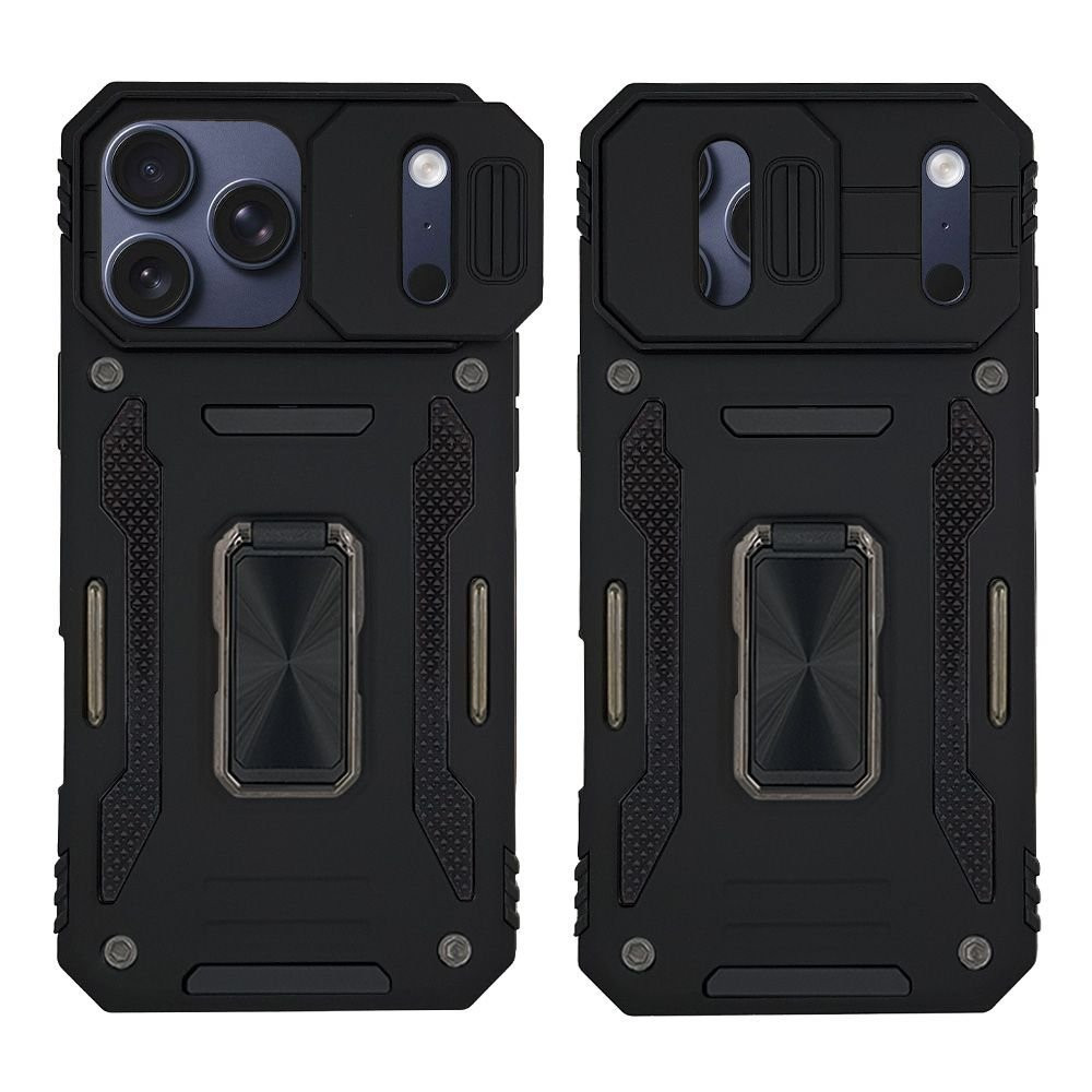 Θήκη Ring Armor CamShield Sonique για Apple iPhone 17 Pro Μαύρο