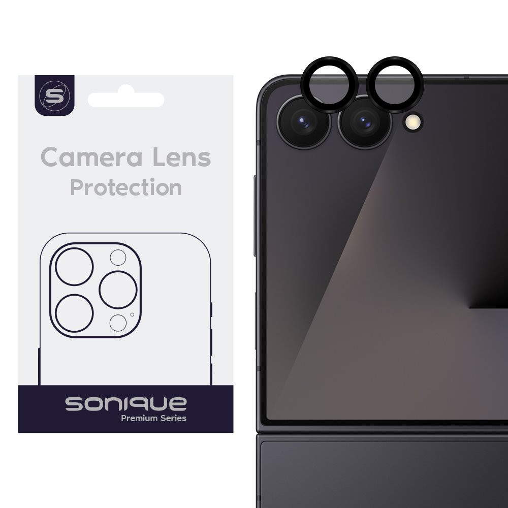 Camera Protection Sonique Lens Pro Samsung Galaxy Z Flip 7 Black
