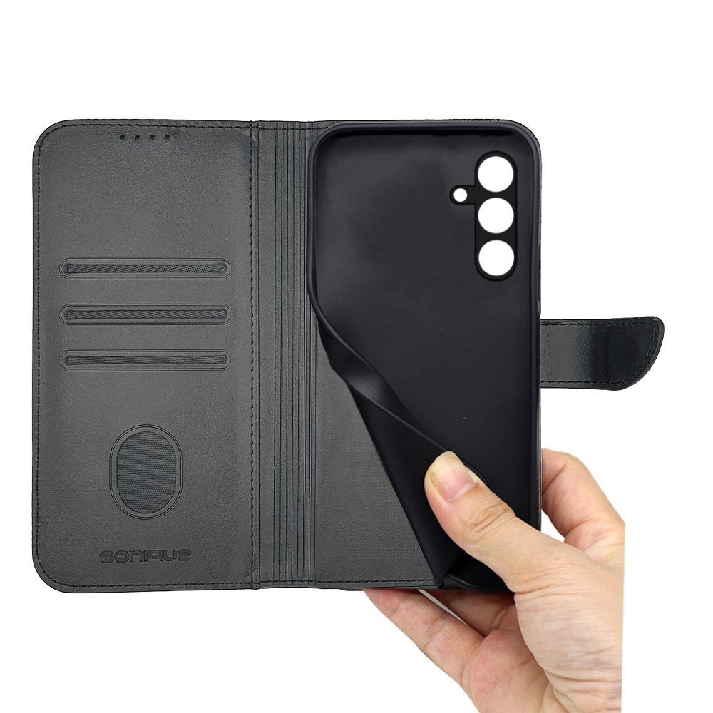 Θήκη Πορτοφόλι Sonique Urban Wallet Samsung Galaxy S24 Μαύρο