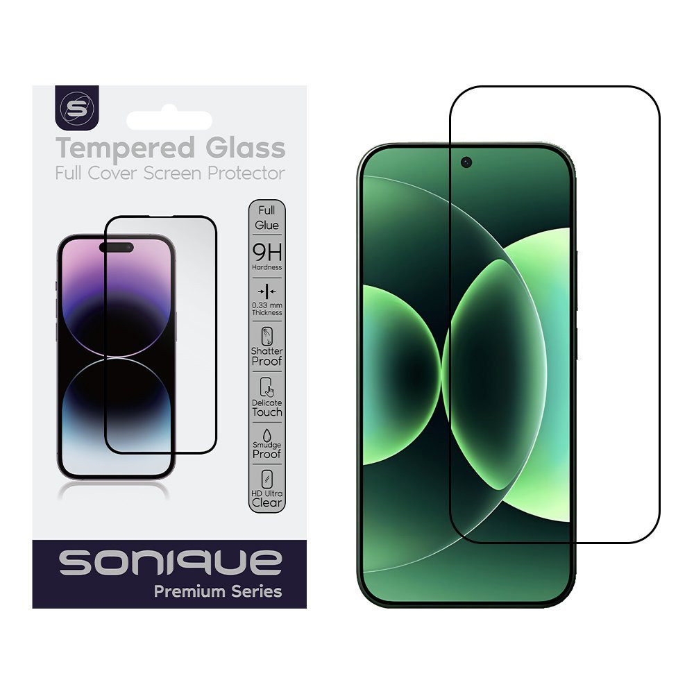 Hardy Glass Sonique Premium Series HD Full Cover 9H Xiaomi Xiaomi 17 5G Μαύρο