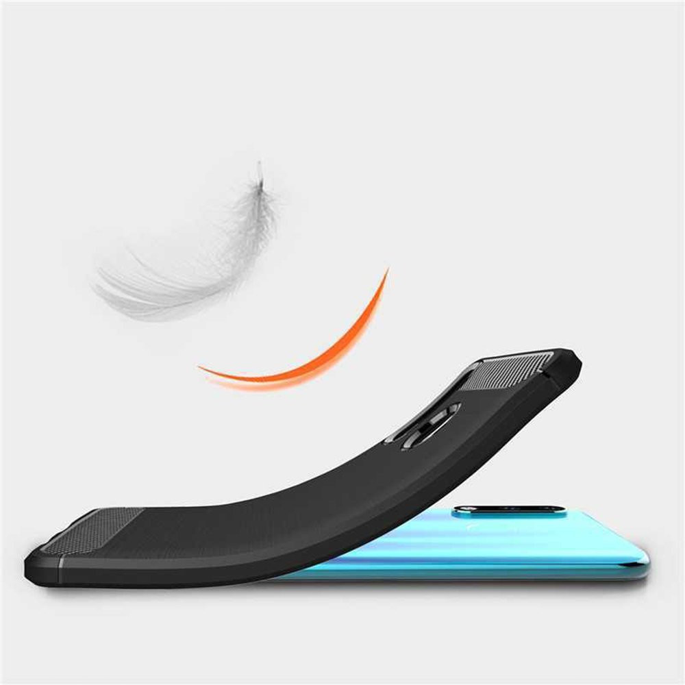 Θήκη Σιλικόνης Sonique Carbon Brushed Xiaomi Redmi A5 4G (173.45mm) Μαύρο