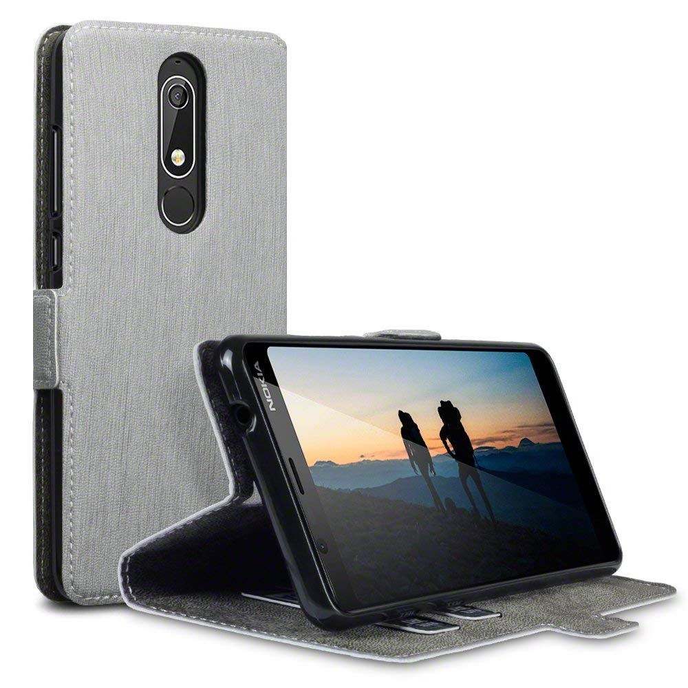 Terrapin Θήκη - Πορτοφόλι Nokia 5.1 - Purple (117-001-295) 