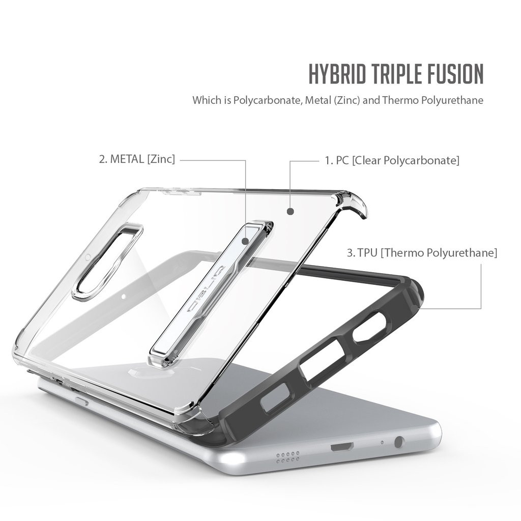 Obliq Θήκη Naked Shield Series Kickstand Samsung Galaxy S6 Edge Plus - Black (54440)