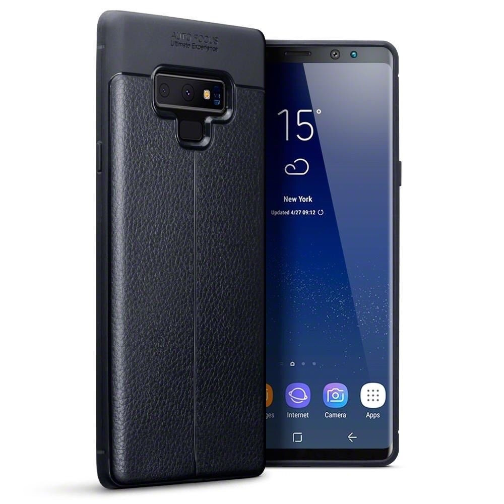 Terrapin Θήκη TPU Leather Design Samsung Galaxy Note 9 - Black (118-002-720) 