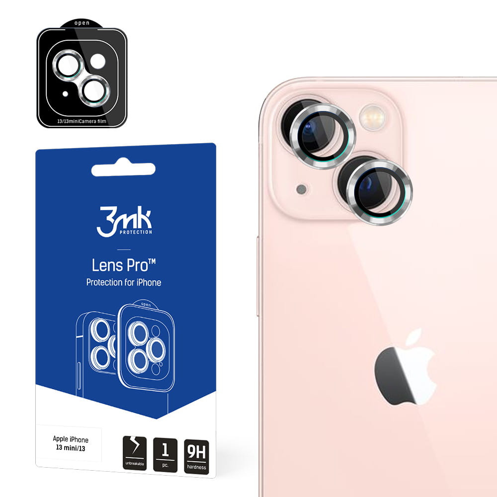 3MK Lens Protection Pro Προστασία Κάμερας για Apple - 3MK - Silver - iPhone 13, iPhone 13 Mini