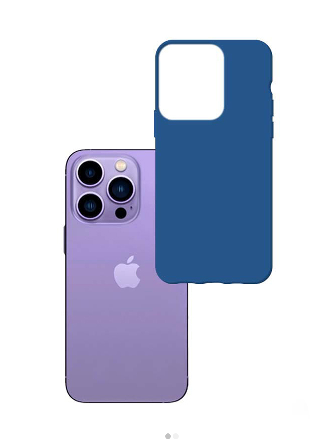 3ΜΚ θήκη Σιλικόνης Apple IPhone 14 Pro - Blue (200-110-334)