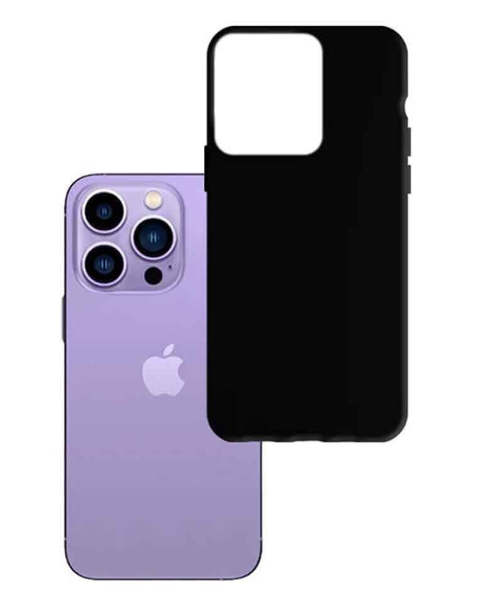 3ΜΚ θήκη Σιλικόνης Apple IPhone 14 Pro Max - Black (200-110-336)