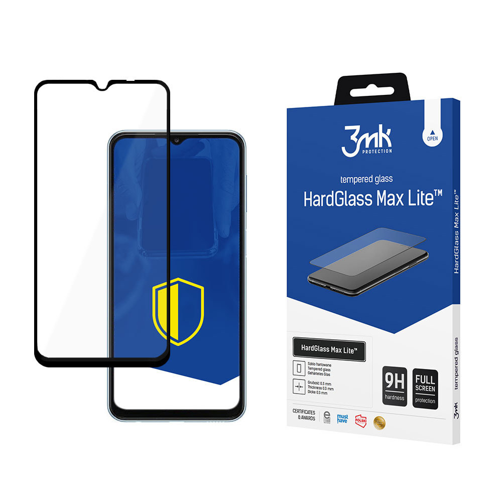 3MK HardGlass Max Lite Full Screen για Xiaomi - 3MK - Μαύρο - Poco C40
