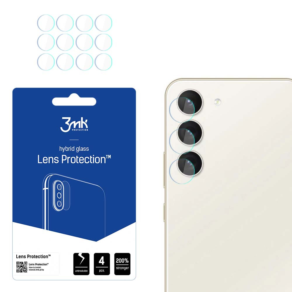 3MK FG Camera Lens Flexible Glass Film Prοtector 7H Samsung (4τμ) - 3MK - Samsung Galaxy S23