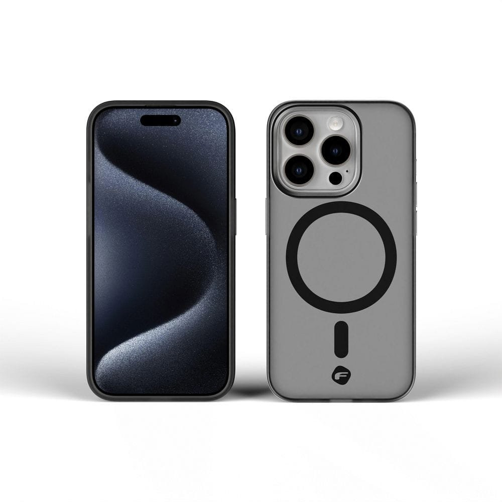 Forcell F-Protect Levels with Dual Layer 4D technology, Military Drop-Test compatible for IPHONE 16 smoky black