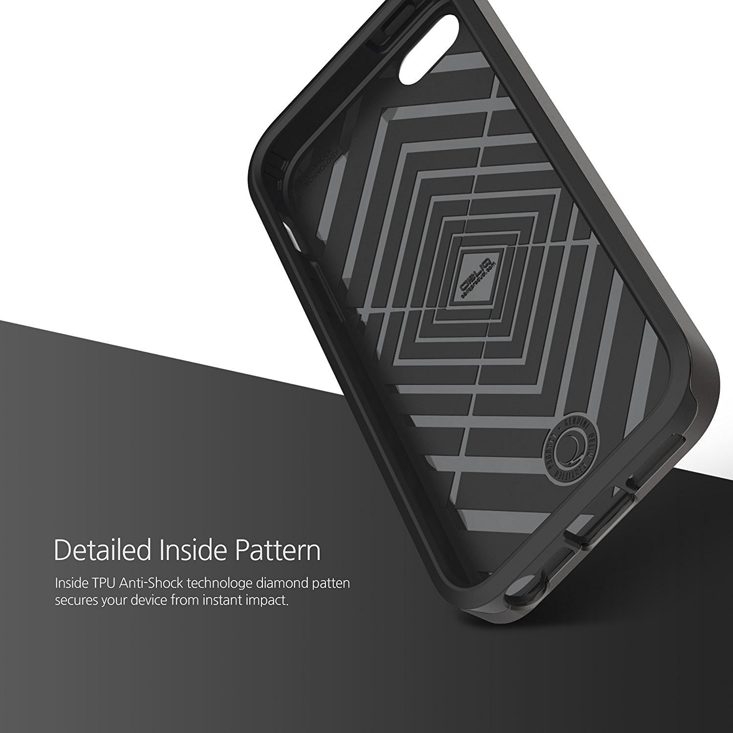 Obliq Θήκη Slim Meta iPhone SE/5S/5 - Titanium Silver (OBIPSESLM01)