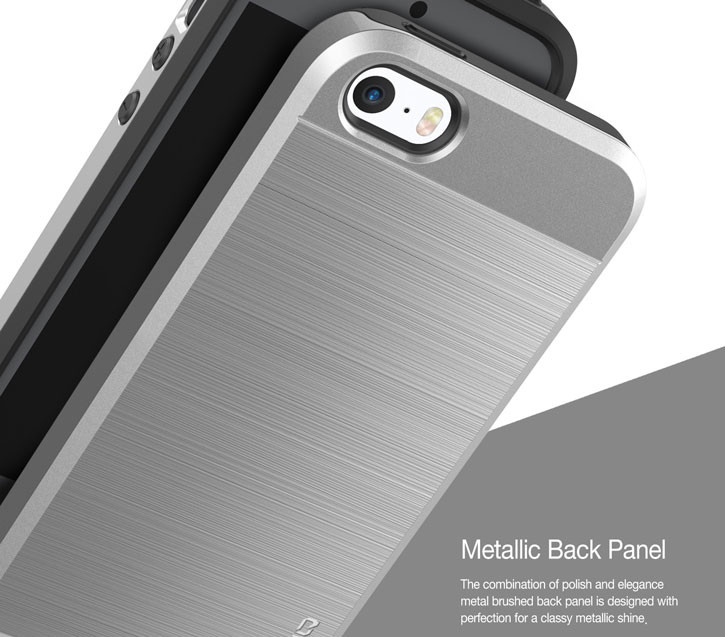 Obliq Θήκη Slim Meta iPhone 5/ 5S/ SE - Satin Silver (X000ZKJ4DZ)