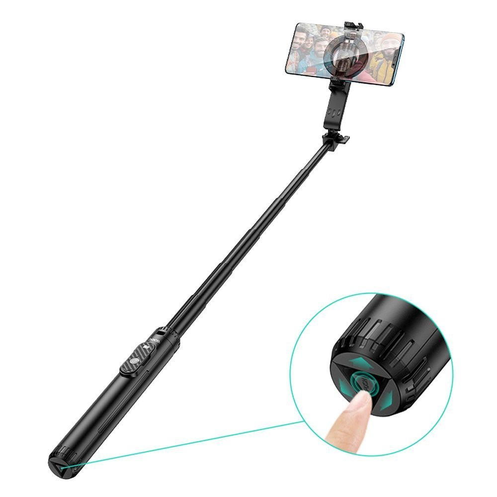 Hoco Selfie stick tripod with wireless remote control magnetic K25 black