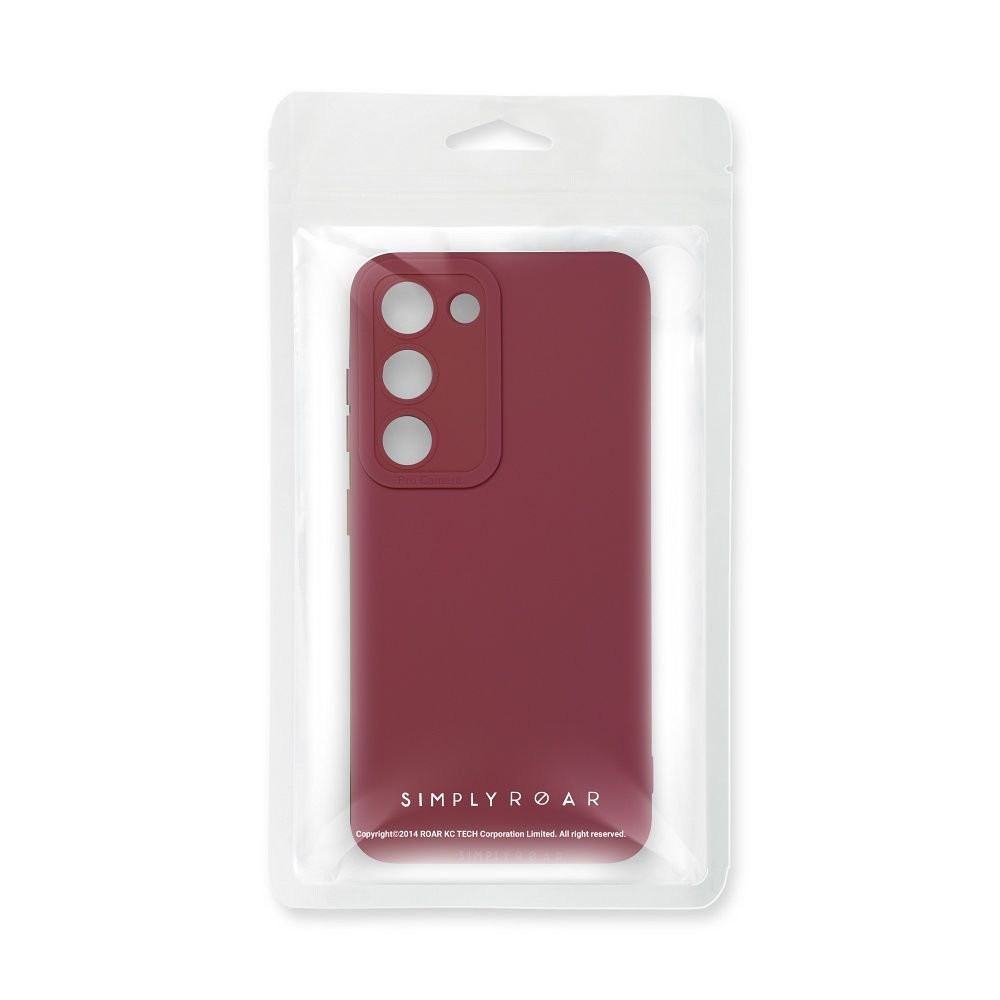 Θήκη Σιλικόνης Roar Luna Apple Samsung Galaxy S25 Κόκκινο 