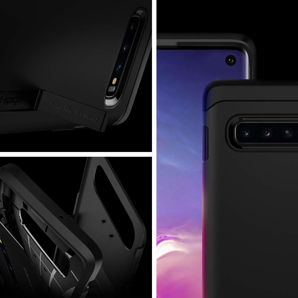 Spigen Galaxy S10 Tough Armor Black (605CS25805)