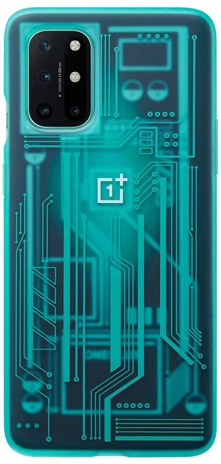 OnePlus Official Quantum Bumper Case Σκληρή Θήκη OnePlus 8T - Cyborg Cyan (5431100178)