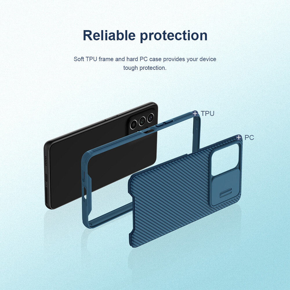Θήκη Πλαστική Nillkin Camshield Pro Samsung Galaxy A53 5G Μαύρο - Nillkin - Μαύρο - Galaxy A53 5G