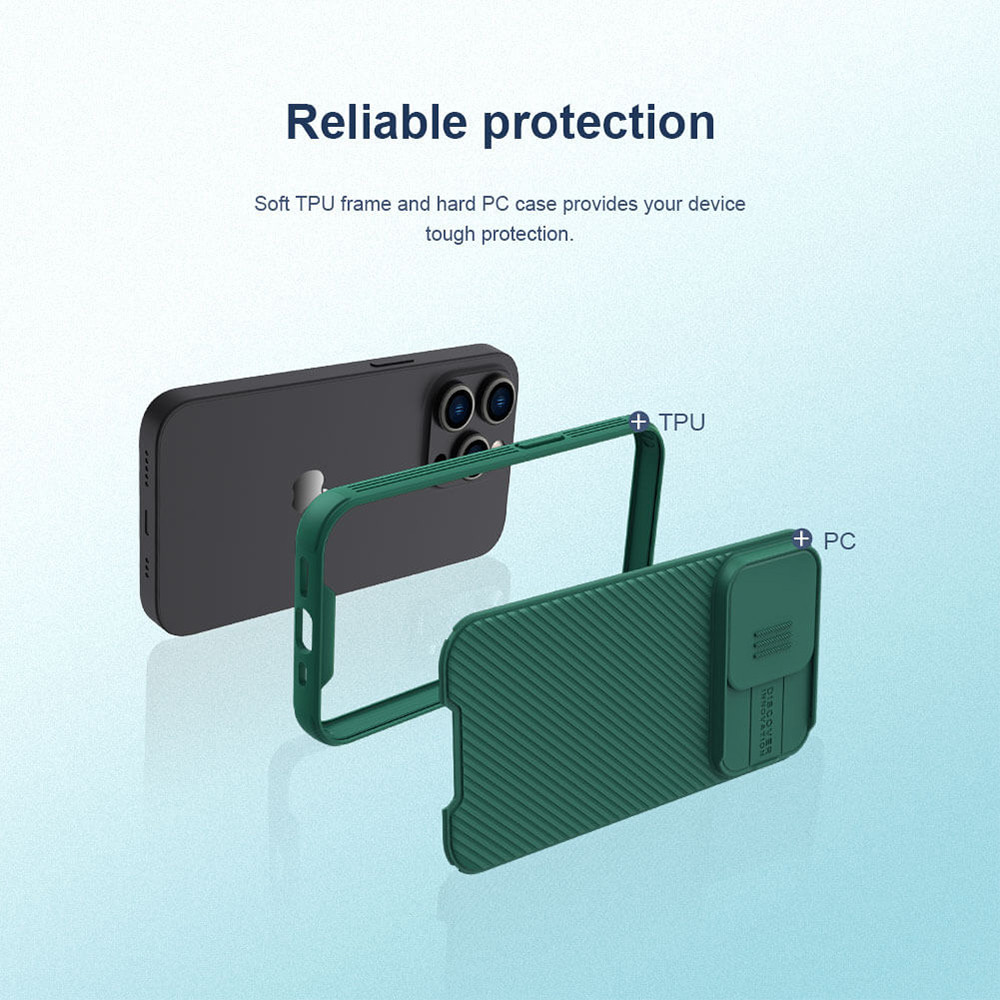 Θήκη Πλαστική Nillkin Camshield Pro Apple iPhone 14 Pro Max Μαύρο - Nillkin - Μαύρο - iPhone 14 Pro Max