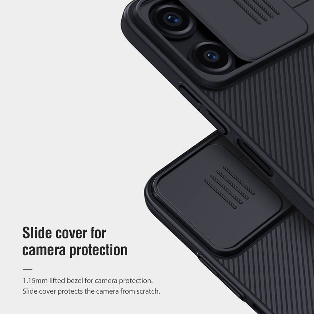 Θήκη Πλαστική Nillkin Camshield Xiaomi Redmi 12 Μαύρο - Nillkin - Μαύρο - Redmi 12