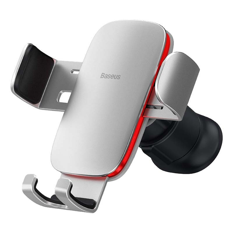 Baseus Metal Age II Gravity Car Mount Air Vent Holder (SUJS000012) Βάση για Συσκευές έως 86 mm - Light Grey (200-110-311)
