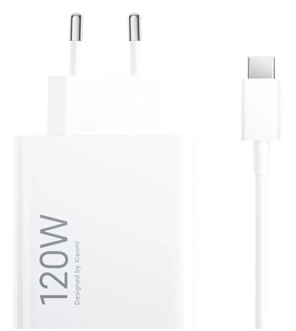 Xiaomi Φορτιστής με Θύρα USB-A και Καλώδιο USB-C 120W Power Delivery Λευκός (HyperCharge Combo BHR9462EU)