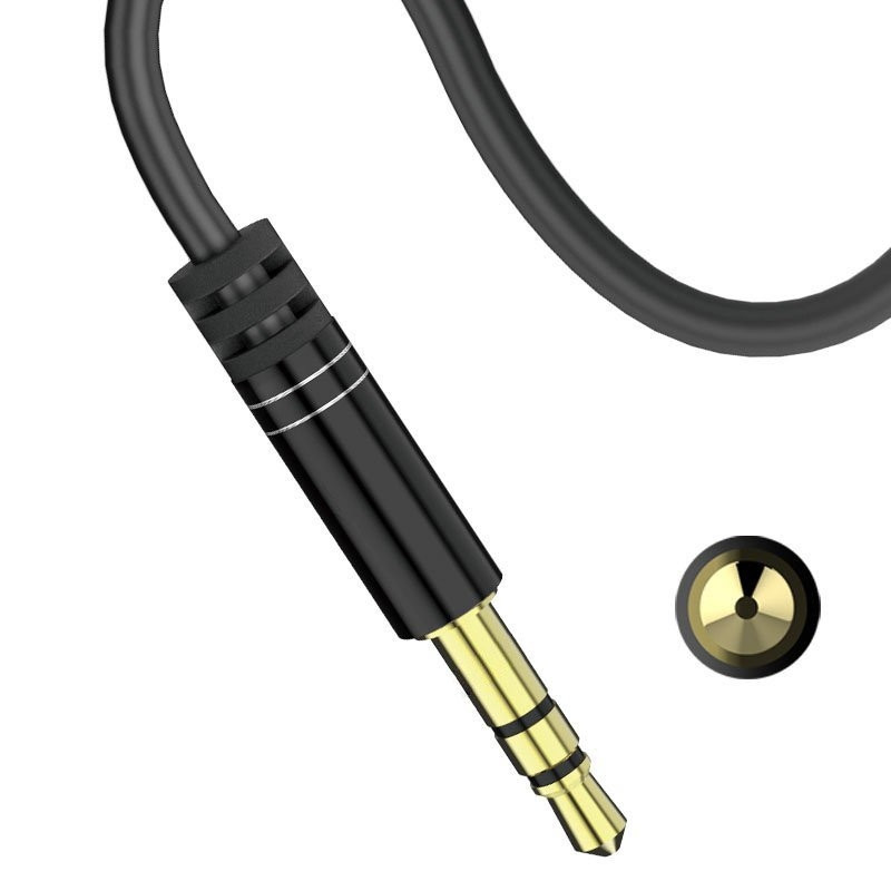 Dudao Γωνιακό Καλώδιο Aux Mini Jack 3.5mm 1M White (200-105-209)