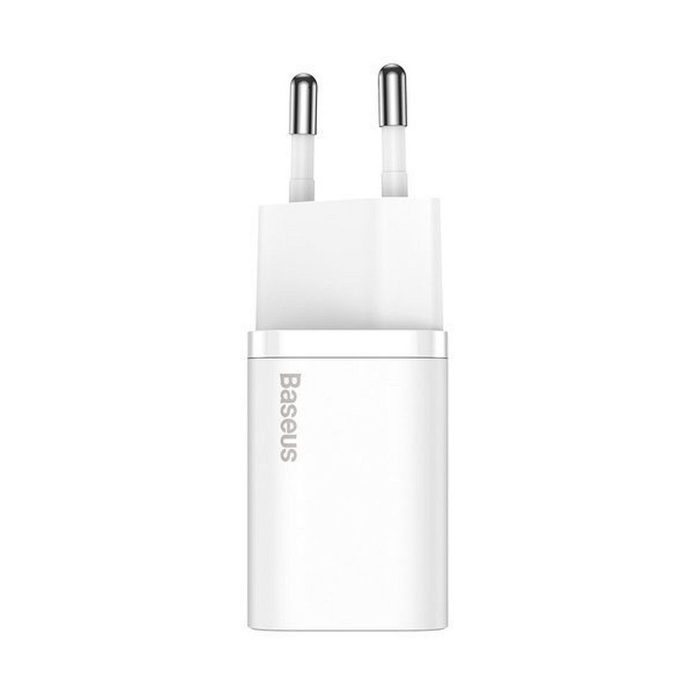 Baseus Φορτιστής  Super Si Quick Charger 1C 25W καλώδιο Type C 1m Λευκό (200-110-585)
