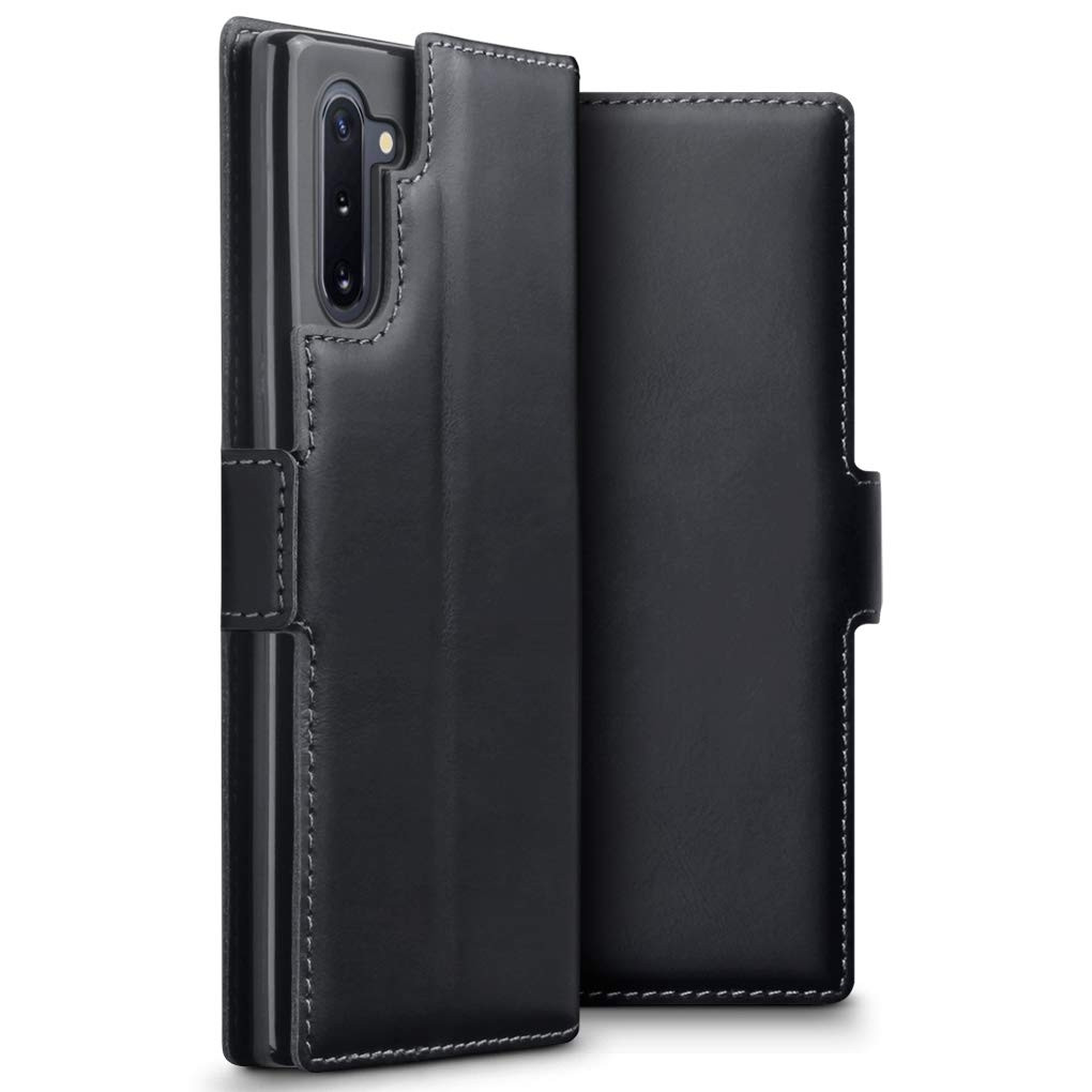 Terrapin Low Profile Δερμάτινη Θήκη - Πορτοφόλι Samsung Galaxy Note 10 - Black (117-002a-178)