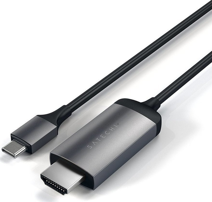 Satechi Καλώδιο Type-C (male) σε HDMI 4K 60Hz (male) - 180cm - Space Gray (ST-CHDMIM)