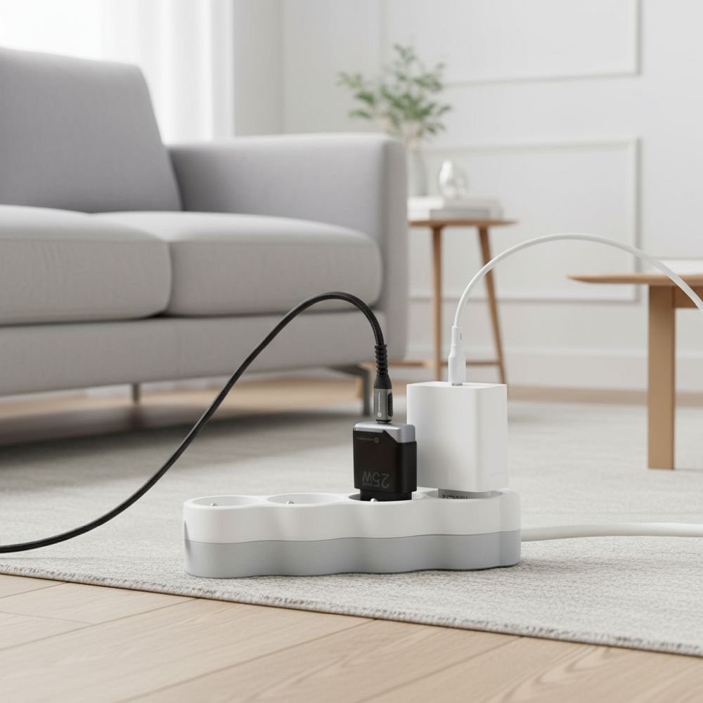 Forcell F-Energy GaN III B125101 Ultra Slim Travel Charger (25 W) — Μαύρο