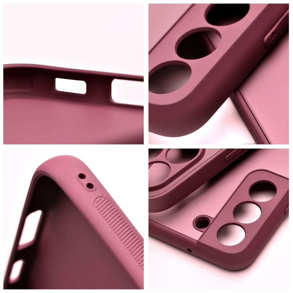 Roar Matte Glass Back Cover Σιλικόνης Claret  Samsung Galaxy A52 5G (200-110-279)