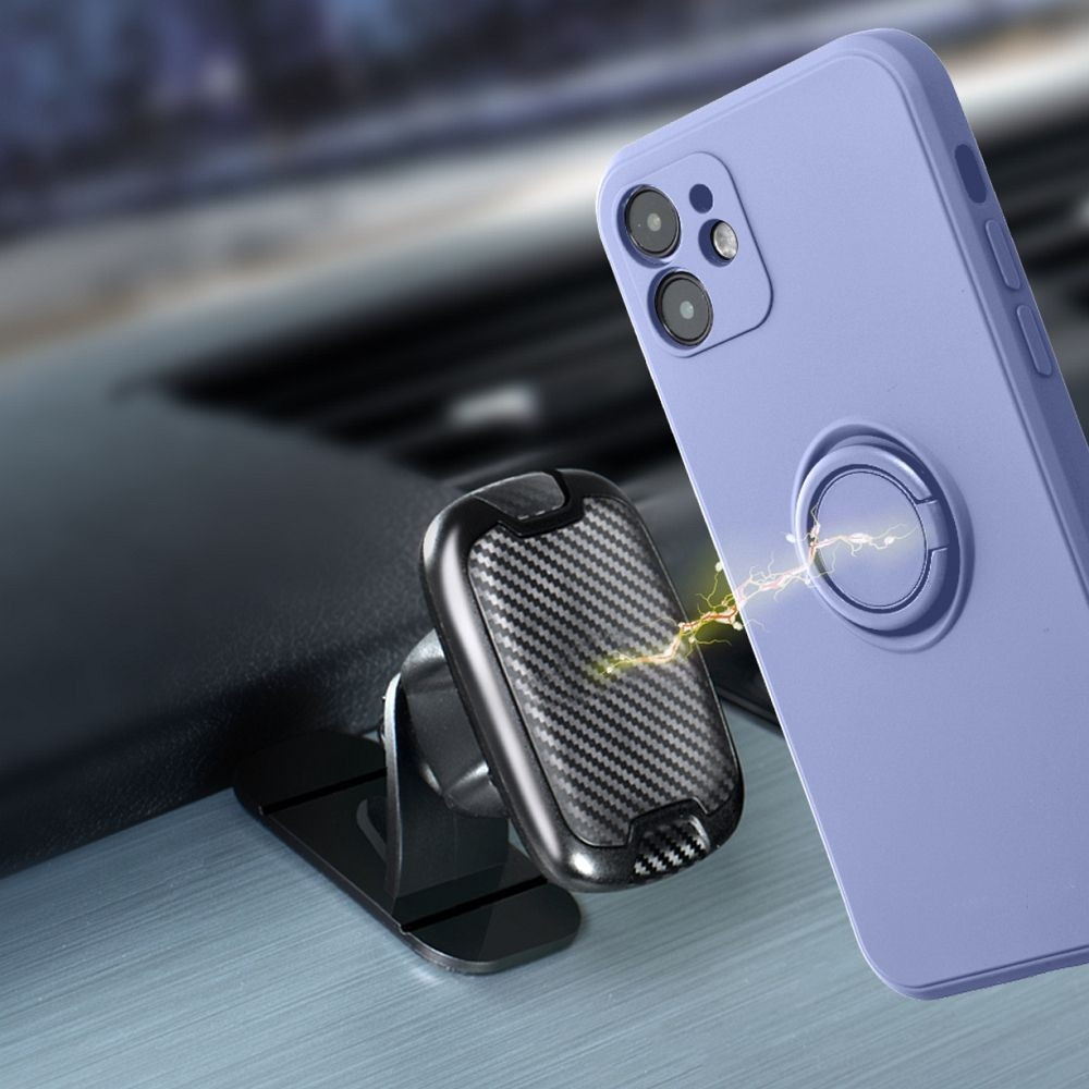 OEM Θήκη Σιλικόνης Ring Case για iPhone 15 Pro - Violet (200-110-626)