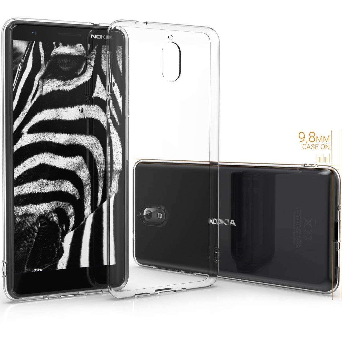 Διάφανη θήκη σιλικόνης Crystal Clear για Nokia 3.1 (2018) by KW 