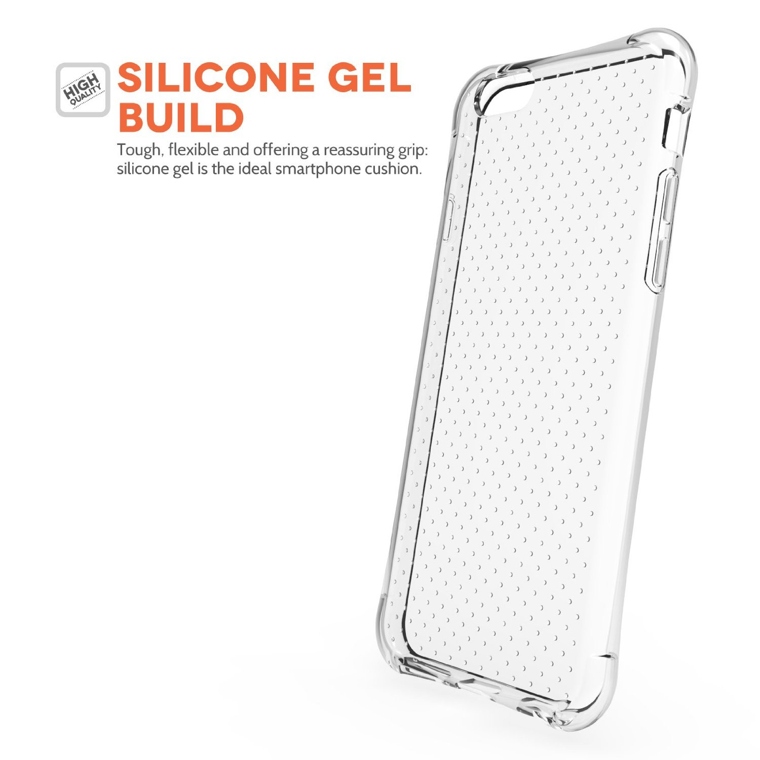 Θήκη σιλικόνης για iPhone 6/6S διάφανη by YouSave 