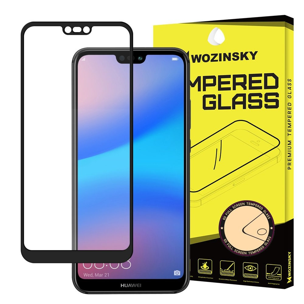 Wozinsky Full Cover Tempered Glass Full Glue Black για Huawei P20 Lite (200-105-944)