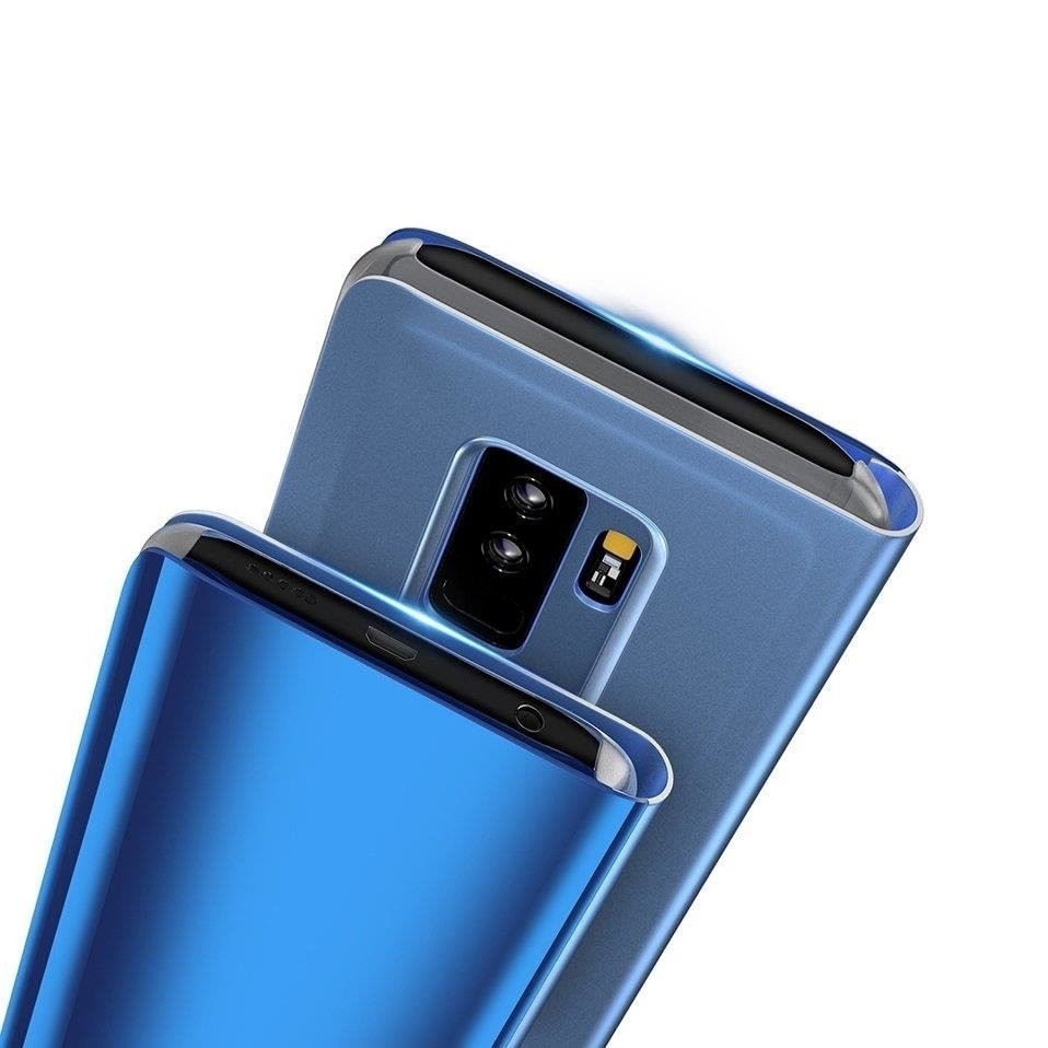 Θήκη Clear View Standing Cover για Samsung Galaxy A50 Μπλε - OEM (200-104-507)