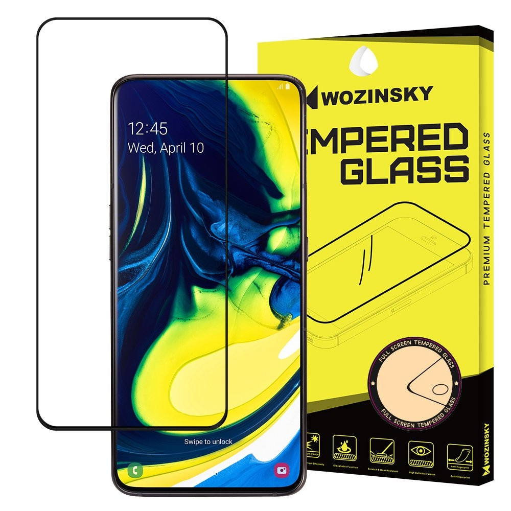 Wozinsky Full Cover Tempered Glass Full Glue Black για Samsung Galaxy A80 (200-104-147)