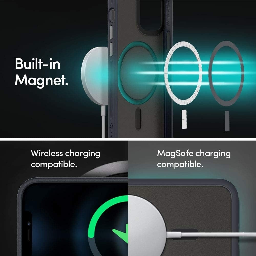 Spigen Θήκη Cyrill Color Brick Mag MagSafe - Apple iPhone 12 / 12 Pro - Graphite (ACS02499)