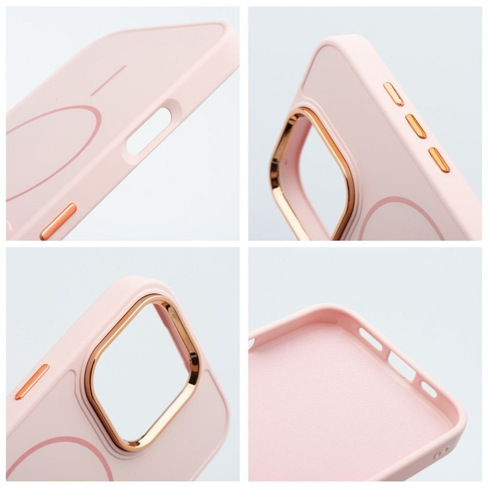 Oem Frame Mag Cover compatible with MagSafe for IPHONE 13 powder pink