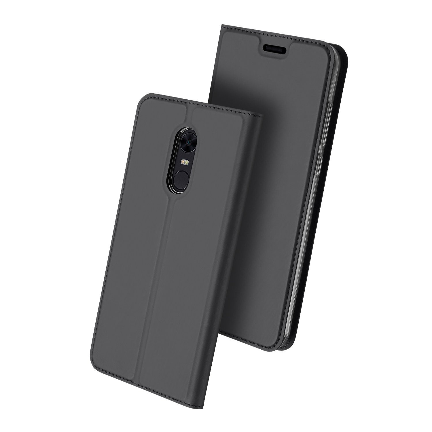 Duxducis Θήκη - Πορτοφόλι Xiaomi Redmi 5 Plus - Gray 