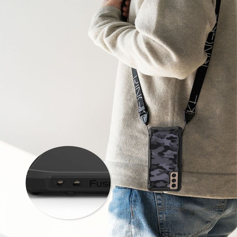 Ringke Fusion X Θήκη Samsung Galaxy S21 Plus 5G - Camo Black (75911) (Default)