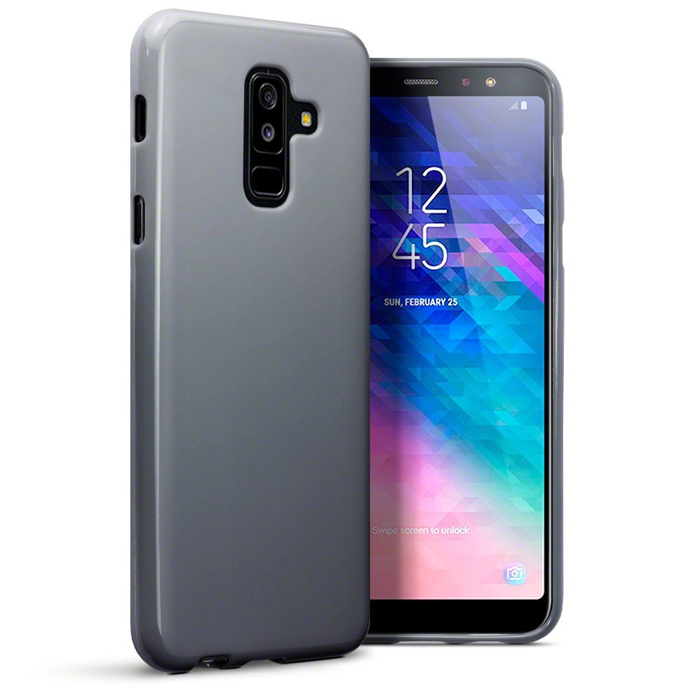 Terrapin Θήκη Σιλικόνης Samsung Galaxy A6 Plus 2018 - Grey