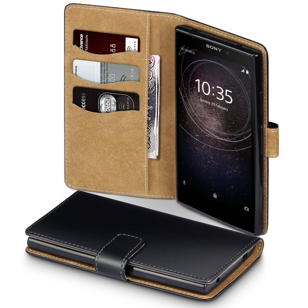 Terrapin Θήκη Πορτοφόλι Sony Xperia L2 - Black/Tan 