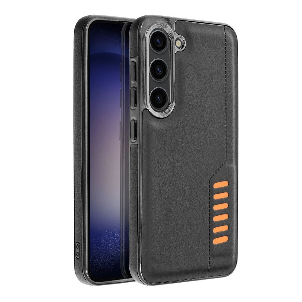 OEM Θήκη PU Leather Milano για το Samsung Galaxy A15 4G / 5G Black (200-110-884)