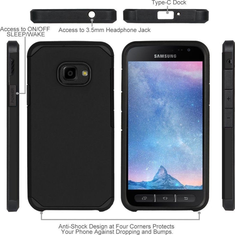 Tech-Protect Σκληρή Θήκη Tough Samsung Galaxy Xcover 4 / 4S - Black (75625) 